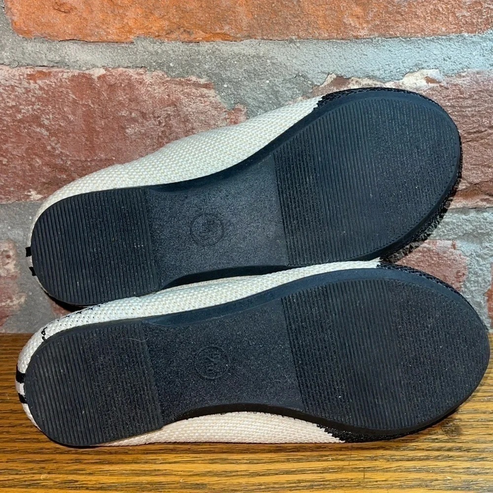 Lily & Dan Girls Recycled Material Ballet Cat Flats Size 9/10